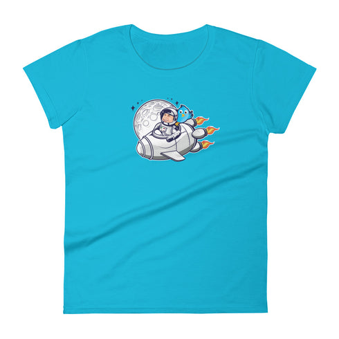 Elon Musk Spaceship Women's short sleeve t-shirt - Mainstream Freedom