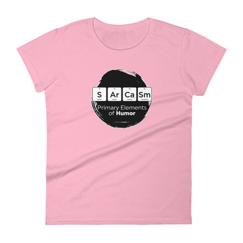 Primary Elements for Humor - Sarcasm Women's short sleeve t-shirt - Mainstream Freedom