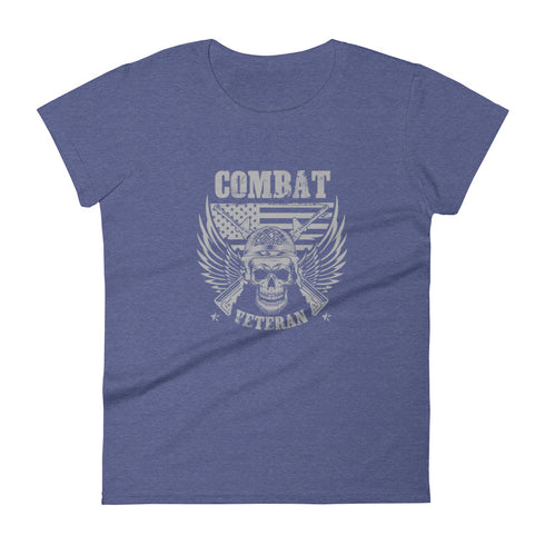 Combat Veteran Women's short sleeve t-shirt - Mainstream Freedom