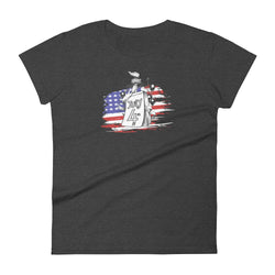 July 4th Women's short sleeve Independence Day t-shirt - Mainstream Freedom