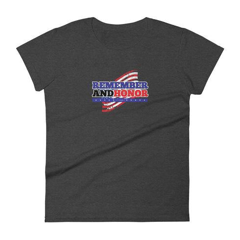 Remember and Honor Women's short sleeve t-shirt - Mainstream Freedom