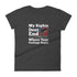 My Rights Don't End Where Your Feelings Begin Pro Gun Pro American Rights Women's short sleeve t-shirt - Mainstream Freedom