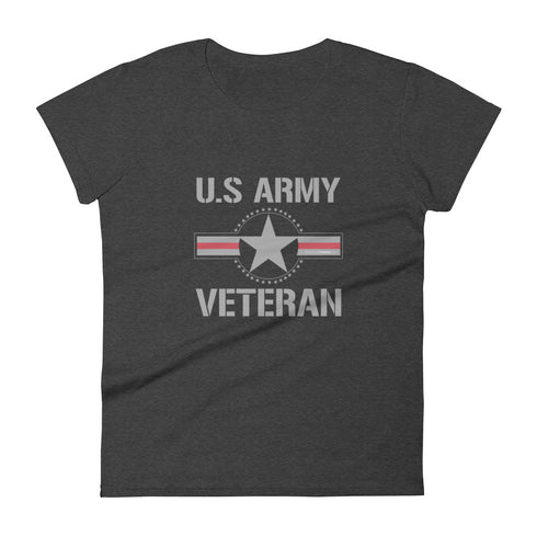 U.S Army Veteran Women's short sleeve t-shirt - Mainstream Freedom