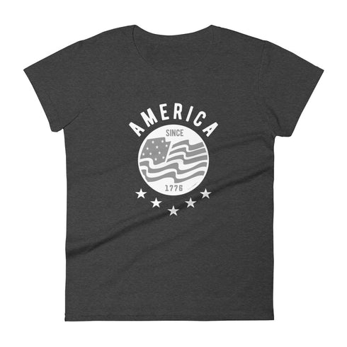 America Since 1776 Women's short sleeve t-shirt - Mainstream Freedom