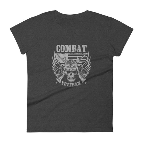 Combat Veteran Women's short sleeve t-shirt - Mainstream Freedom