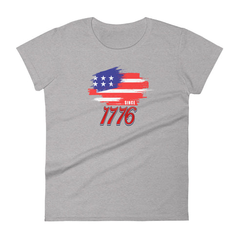 Since 1776 Women's short sleeve Independence Day t-shirt - Mainstream Freedom