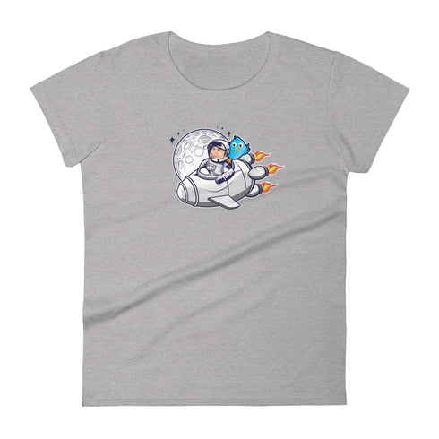 Elon Musk Spaceship Women's short sleeve t-shirt - Mainstream Freedom
