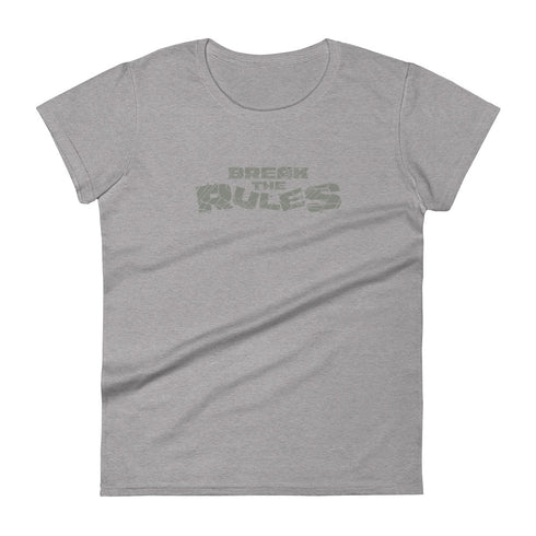 Break The Rules Women's short sleeve t-shirt - Mainstream Freedom