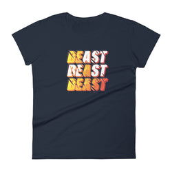 Beast Women's short sleeve Motivational t-shirt - Mainstream Freedom