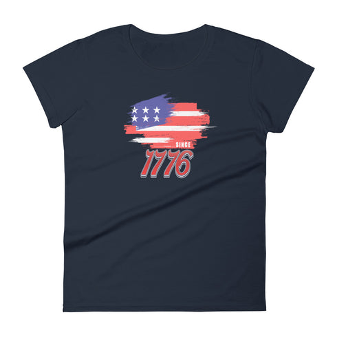 Since 1776 Women's short sleeve Independence Day t-shirt - Mainstream Freedom