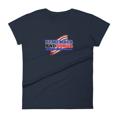 Remember and Honor Women's short sleeve t-shirt - Mainstream Freedom