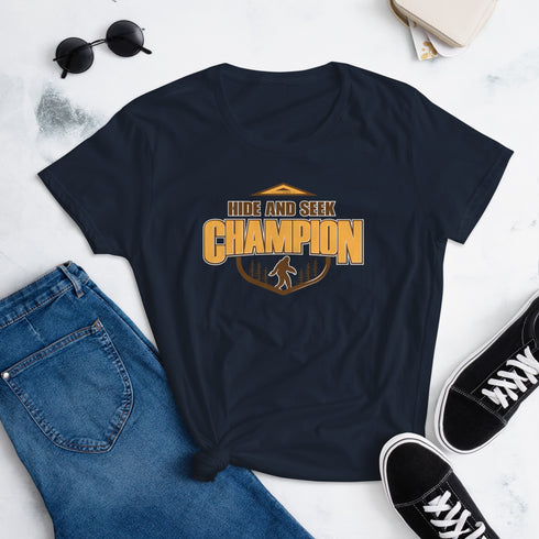 Hide And Seek Champion Women's short sleeve t-shirt - Mainstream Freedom