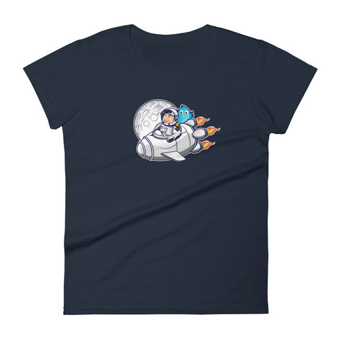 Elon Musk Spaceship Women's short sleeve t-shirt - Mainstream Freedom
