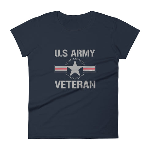 U.S Army Veteran Women's short sleeve t-shirt - Mainstream Freedom