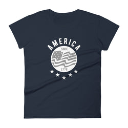 America Since 1776 Women's short sleeve t-shirt - Mainstream Freedom