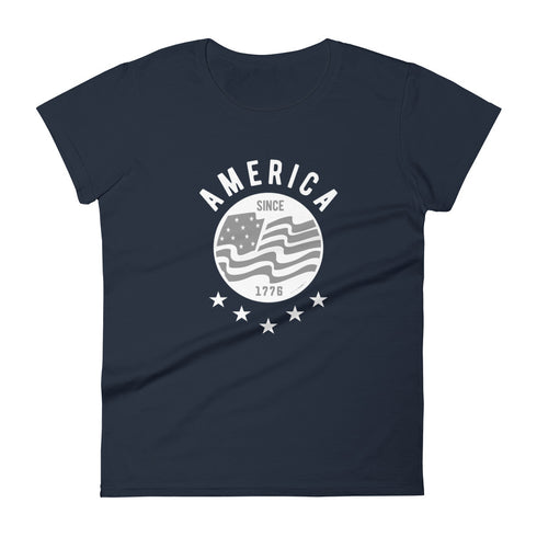 America Since 1776 Women's short sleeve t-shirt - Mainstream Freedom