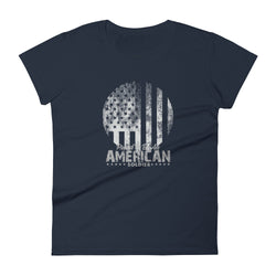 Proud To Be An American Soldier Women's short sleeve t-shirt - Mainstream Freedom