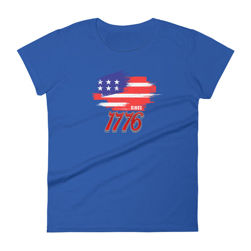 Since 1776 Women's short sleeve Independence Day t-shirt - Mainstream Freedom