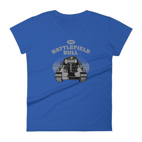 The Battlefield Bull Women's short sleeve t-shirt - Mainstream Freedom
