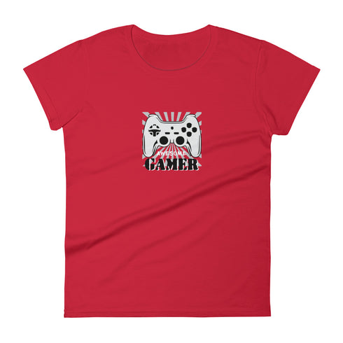 Awesome Gamer Women's short sleeve t-shirt - Mainstream Freedom