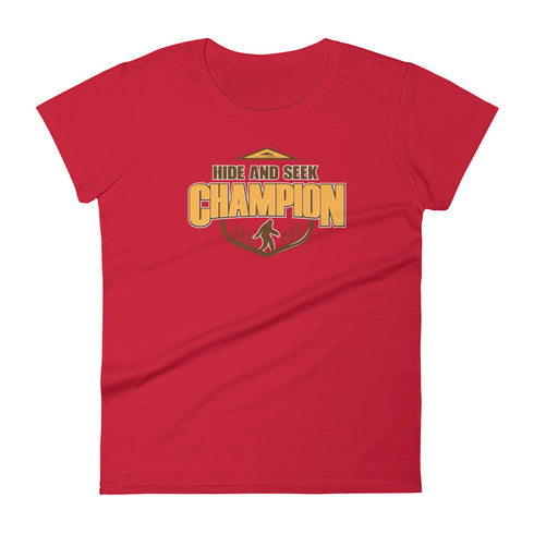 Hide And Seek Champion Women's short sleeve t-shirt - Mainstream Freedom