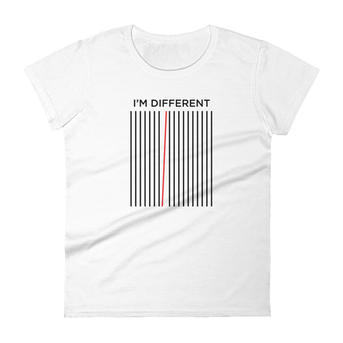 I'm Different Women's short sleeve t-shirt - Mainstream Freedom