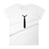Necktie Silhouette Women's short sleeve t-shirt - Mainstream Freedom