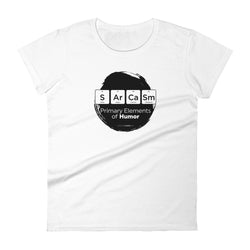 Primary Elements for Humor - Sarcasm Women's short sleeve t-shirt - Mainstream Freedom