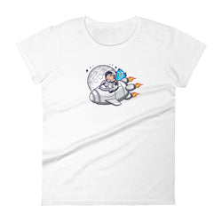 Elon Musk Spaceship Women's short sleeve t-shirt - Mainstream Freedom