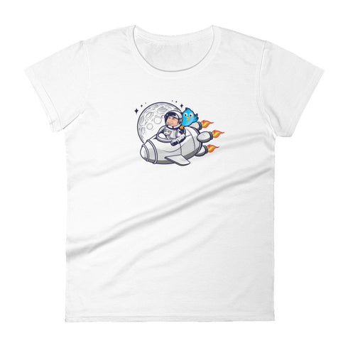 Elon Musk Spaceship Women's short sleeve t-shirt - Mainstream Freedom