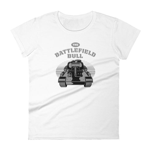The Battlefield Bull Women's short sleeve t-shirt - Mainstream Freedom