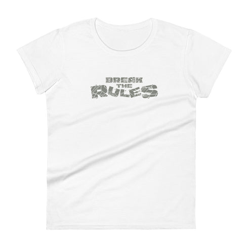 Break The Rules Women's short sleeve t-shirt - Mainstream Freedom