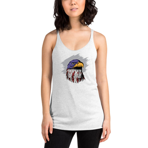 Happy 4th Of July Eagle Women's Tank Top - Mainstream Freedom