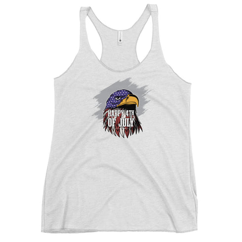 Happy 4th Of July Eagle Women's Tank Top - Mainstream Freedom