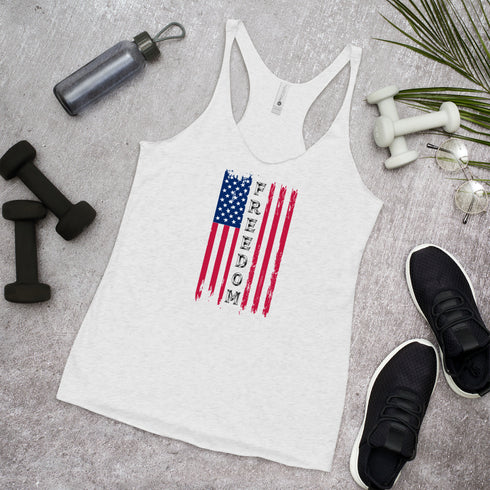 Freedom Flag Women's Tank Top - Mainstream Freedom