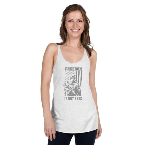 Freedom Is Not Free Women's Tank Top - Mainstream Freedom