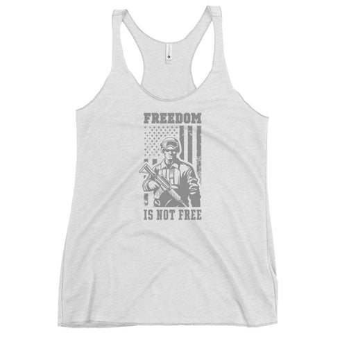 Freedom Is Not Free Women's Tank Top - Mainstream Freedom