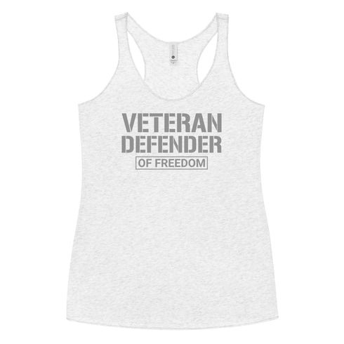 Veteran Defender of Freedom Women's Tank Top - Mainstream Freedom