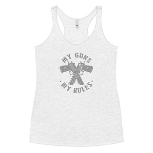 My Guns My Rules Women's Tank Top - Mainstream Freedom