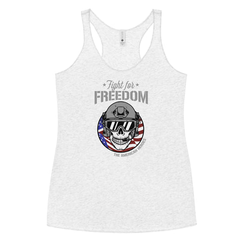 Fight For Freedom - The American Heroes Women's Tank Top - Mainstream Freedom