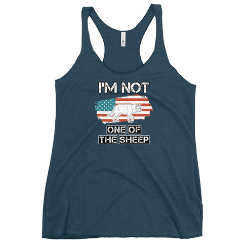 I'm Not One Of The Sheep Women's Tank Top - Mainstream Freedom