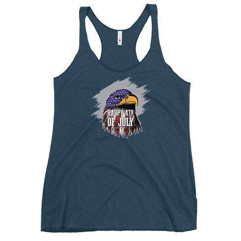 Happy 4th Of July Eagle Women's Tank Top - Mainstream Freedom