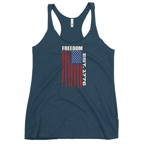 Freedom Est. 1776 Women's Tank Top - Mainstream Freedom