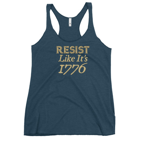 Resist Like It's 1776 Women's Tank Top - Mainstream Freedom