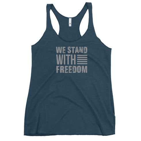 We Stand With Freedom Women's Tank Top - Mainstream Freedom