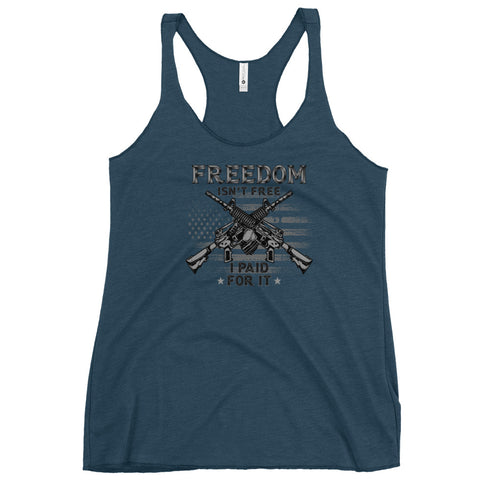 Freedom Isn't Free, I Paid For It Women's Tank Top - Mainstream Freedom