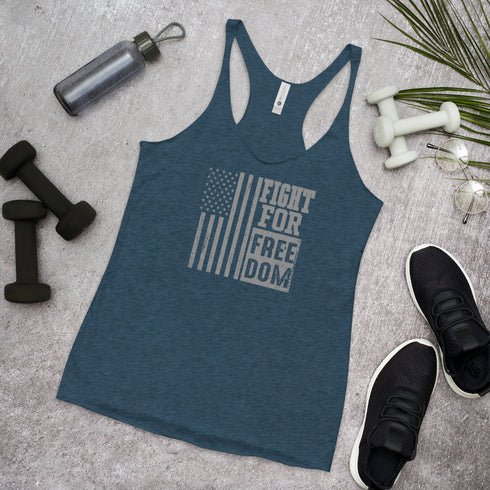 Fight For Freedom Women's Tank Top - Mainstream Freedom