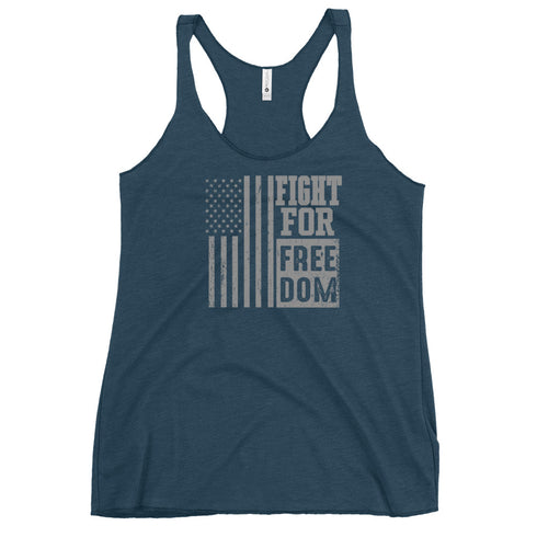 Fight For Freedom Women's Tank Top - Mainstream Freedom