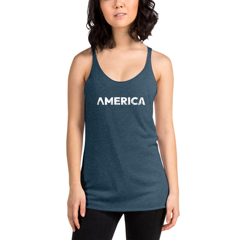 America Women's Tank Top - Mainstream Freedom
