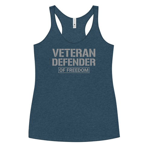 Veteran Defender of Freedom Women's Tank Top - Mainstream Freedom